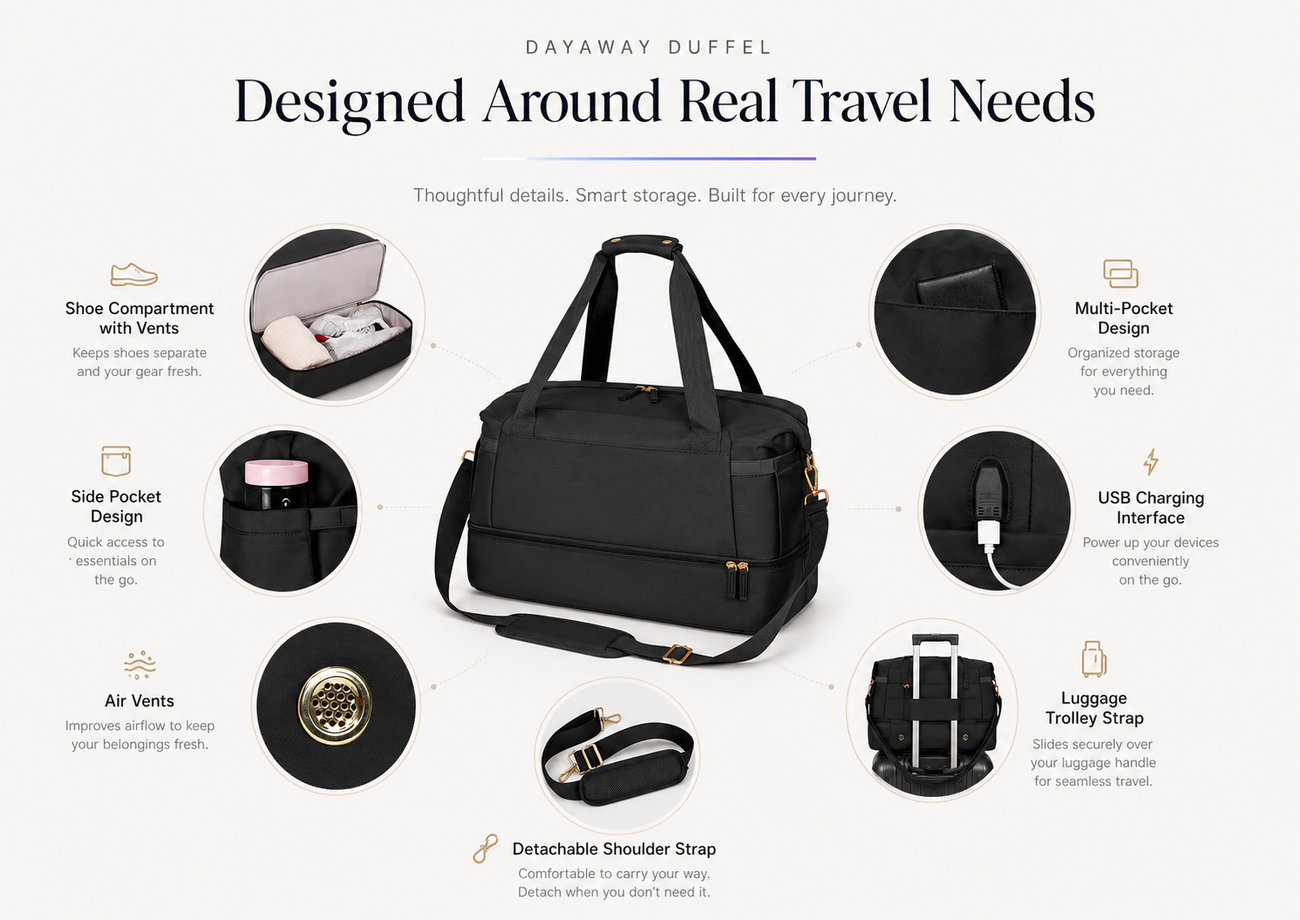 The bag for everything your suitcase should not carry.