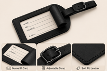 TrailMark Leather-Look Luggage Tag