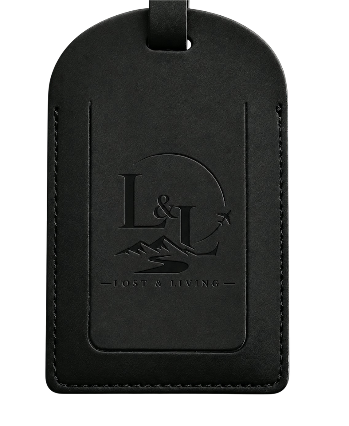 TrailMark Leather-Look Luggage Tag