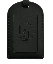 TrailMark Leather-Look Luggage Tag